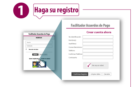 Haga su registro en Facilap